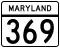 Maryland Route 369 marker