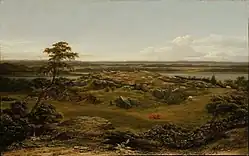 Rocks in New England, 1855, Boston Museum of Fine Arts