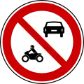 II-19 Forbidden for all motor vehicles