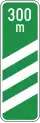 Exit on motorway (300 m)