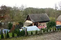 Village development at the Goszczanowski Pond [pl]