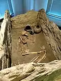 Stone cist burial