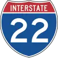 M1-1 Interstate Route Marker (2 digits)