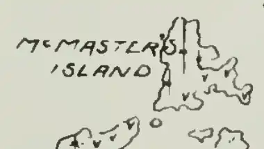 1914 chart of McMaster Island
