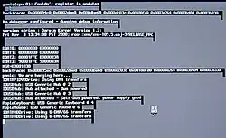 Mac OS X 10.0–10.1 kernel panic