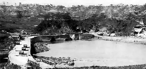 M29 Weasel knocked out in combat in Okinawa