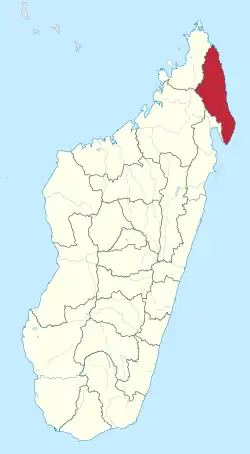 Location in Madagascar