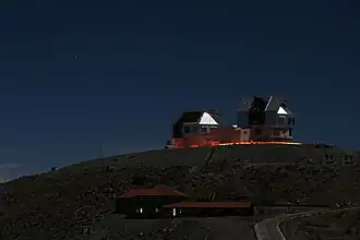 Telescopes at night