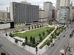 Main Street Garden Park in 2010