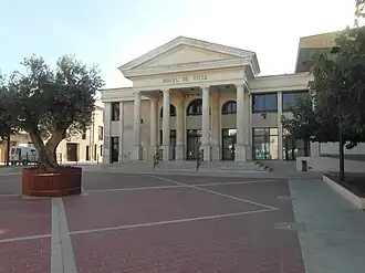 The town hall in Le Soler