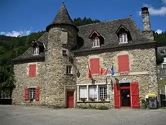 The town hall in Laval-de-Cère