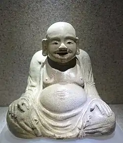 Maitreya figurine, Bát Tràng kiln, Hanoi, Revival Lê dynasty, 17th–18th century CE