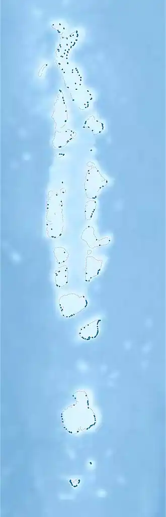 Muli is located in Maldives