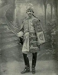 Malik Umar Hayat Khan serving as Assistant Delhi Herald Extraordinary in 1911.