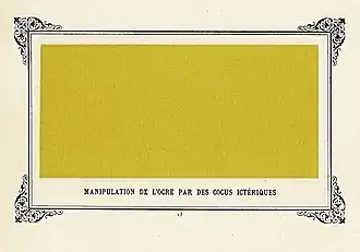 Manipulation de l'ocre par des cocus ictériques [Jaundiced cuckolds handling ochre]