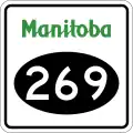 Provincial Road 269 marker