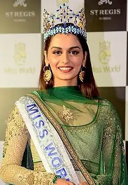Miss World 2017 Manushi Chhillar India
