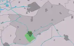 Location in Opsterland municipality