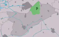 Location in Opsterland municipality