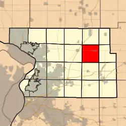 Location in Madison County