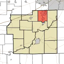 Location in Morgan County