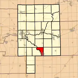 Location in LaSalle County