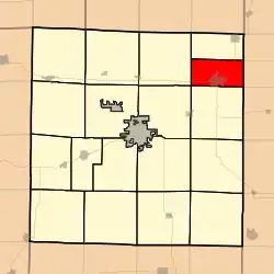 Location in McDonough County