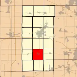 Location in DeKalb County