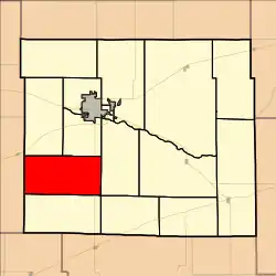 Location in Ford County