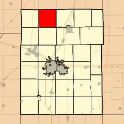 Location in Champaign County