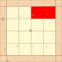 Location in Fillmore County