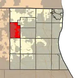 Location in Lake County