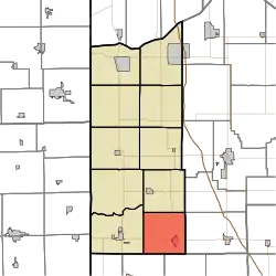 Location in Newton County