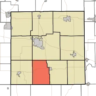 Location in Marshall County