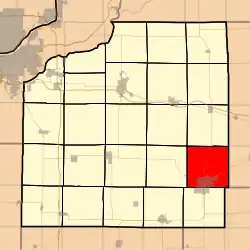 Location in Henry County