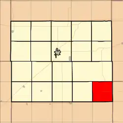 Location in Ellsworth County