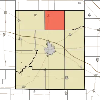 Location in Montgomery County