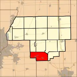Location in Woodford County