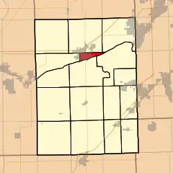 Location in Grundy County