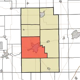 Location in Wabash County