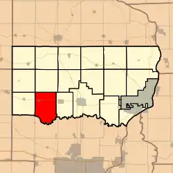 Location in Clinton County