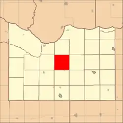 Location in Knox County