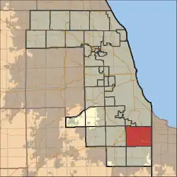Location in Cook County