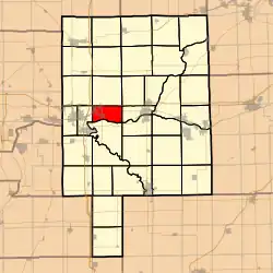 Location in LaSalle County