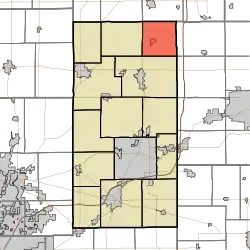 Location in Madison County