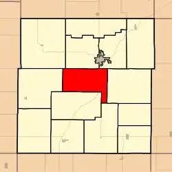 Location in Anderson County