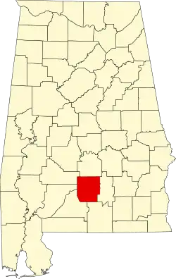 State map highlighting Butler County