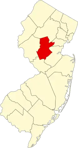 Somerset County map