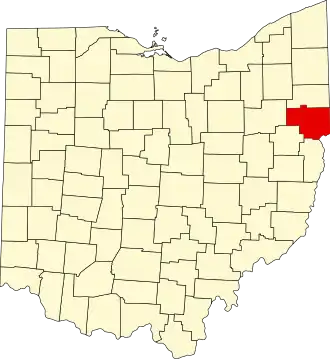 Columbiana County map