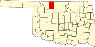 Alfalfa County map